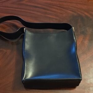 Black Leather Shoulder Bag